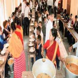 Distribution of mid-day meals